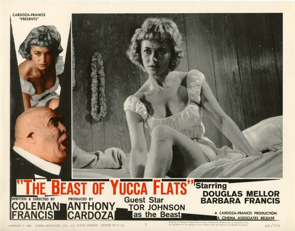 The Beast of Yucca Flats photo print showcasing vintage cinema art.