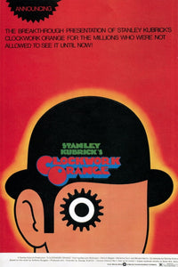 A Clockwork Orange Movie Poster Masterprint showcasing iconic film visuals.