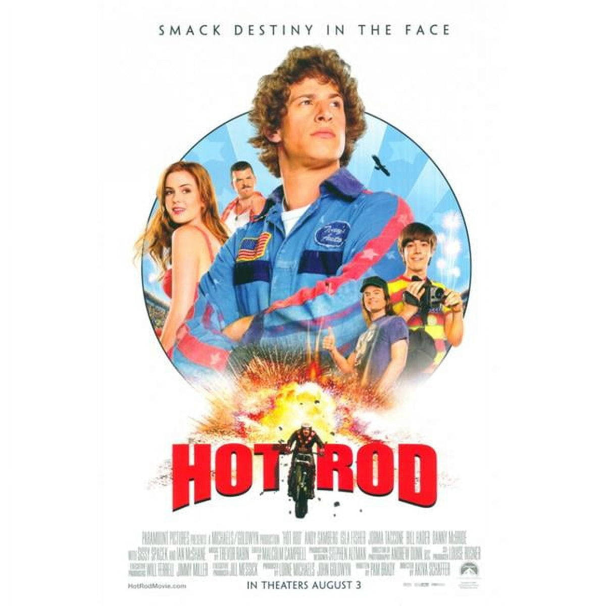 Hot Rod Movie Poster Print in vibrant colors, 27x40 inches.
