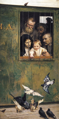 Life Is Everywhere art print by Nicolai Yaroshenko, 1888 realism.
