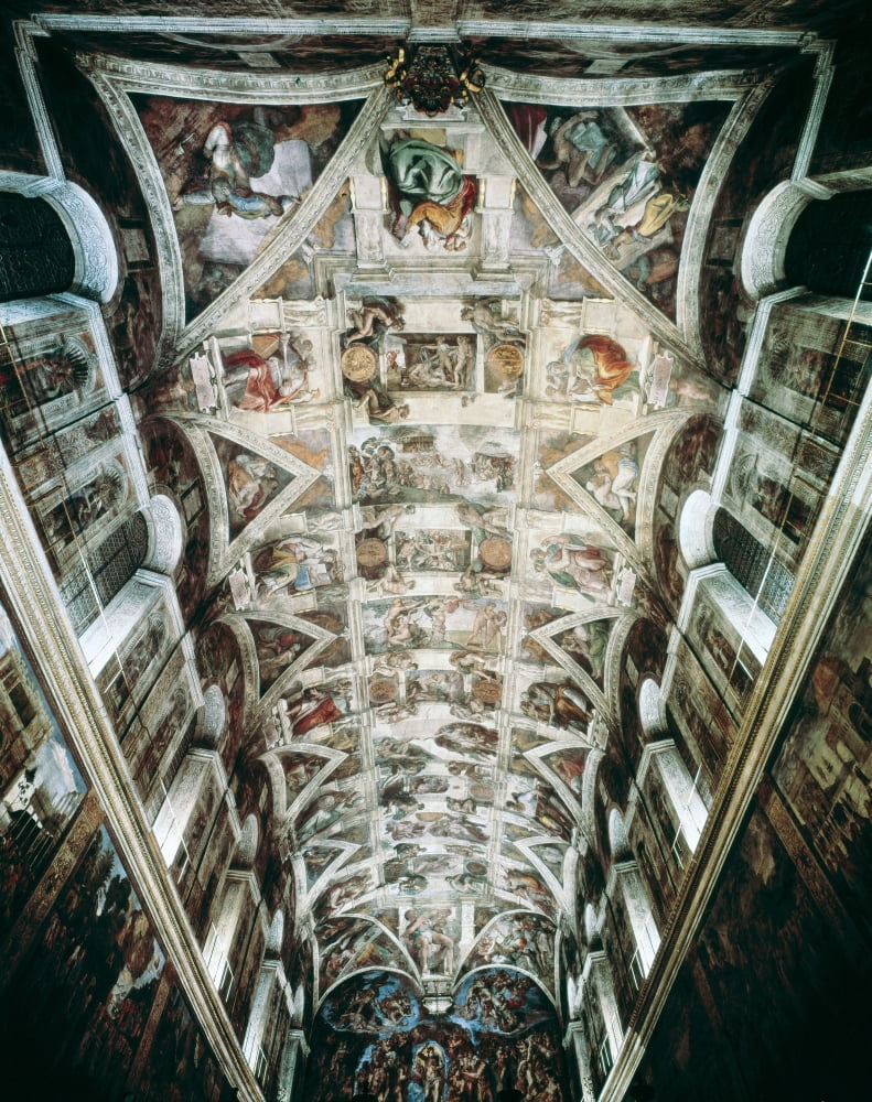 Michelangelo 18x24 Poster Print - Classic Art Collection