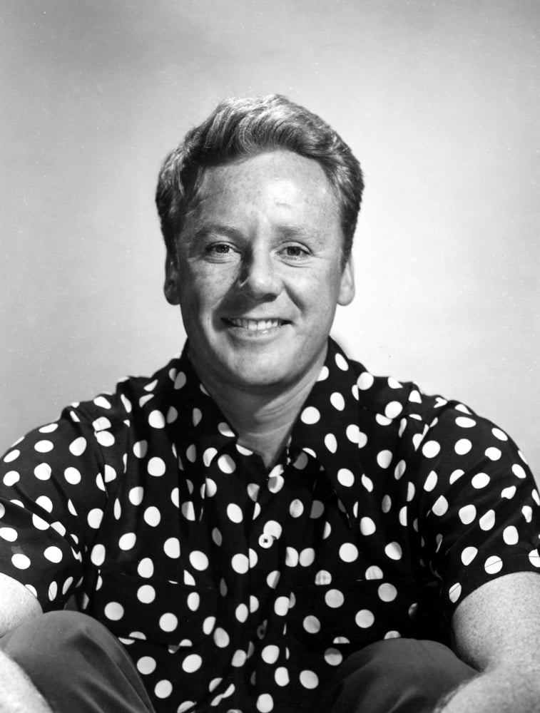 Van Johnson wearing a polka dot shirt photo poster print from the late 1940s