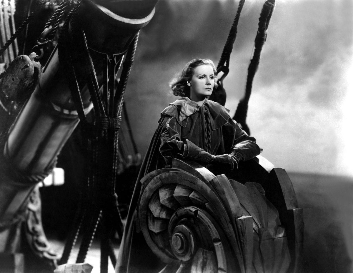 Greta Garbo as Queen Christina in a 1933 photo print