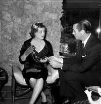 Bette Davis and Macdonald Carey classic photo print