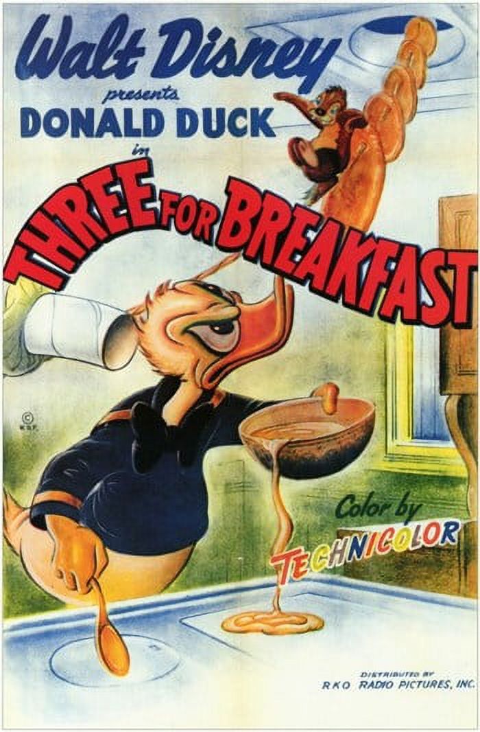 Three for Breakfast Movie Poster - 11x17 Print