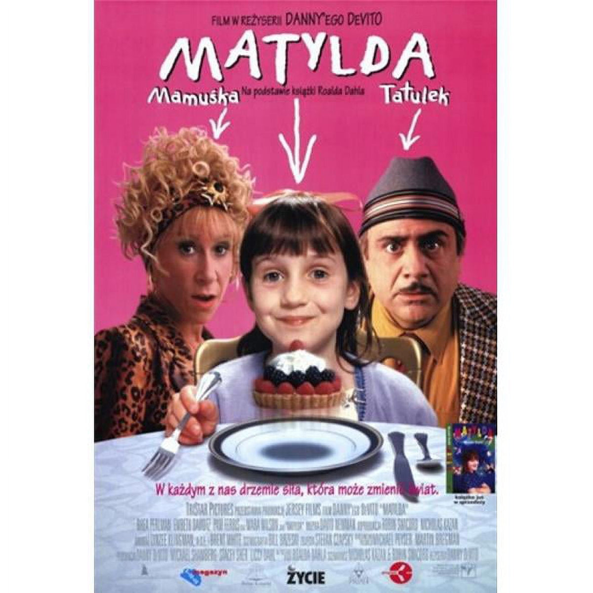 Matilda Movie Poster 11x17 print featuring whimsical design.