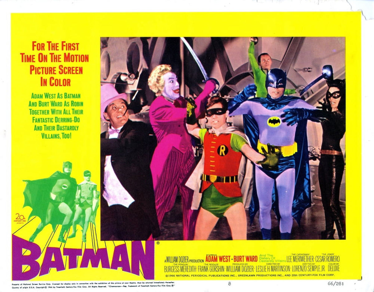 Batman Movie Masterprint Poster featuring Burgess Meredith.