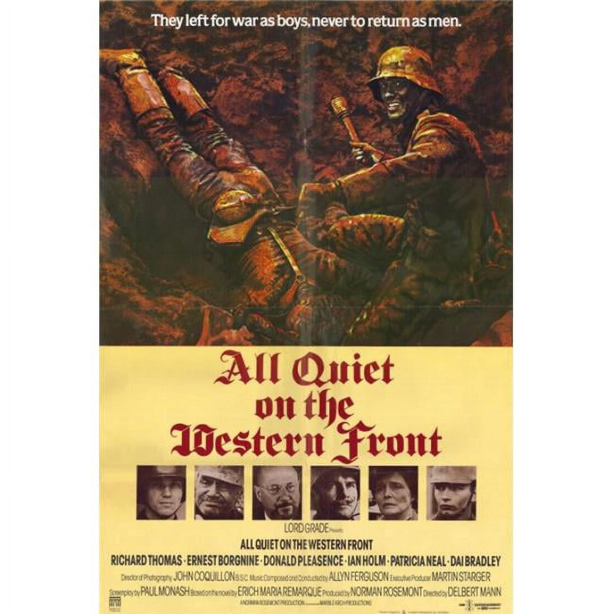 All Quiet On the Western Front movie poster print in 27x40 inches.