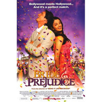 Bride and Prejudice movie poster print featuring romantic imagery.