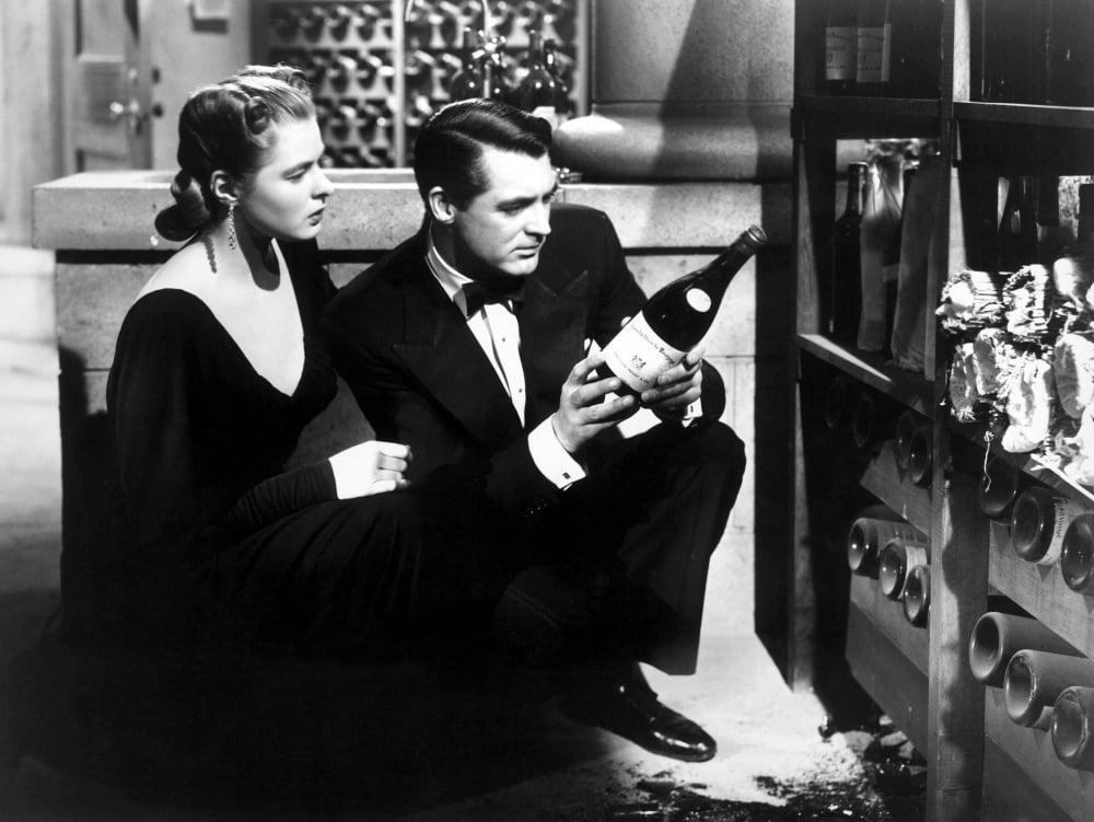 Notorious photo poster print featuring Ingrid Bergman and Cary Grant from 1946.