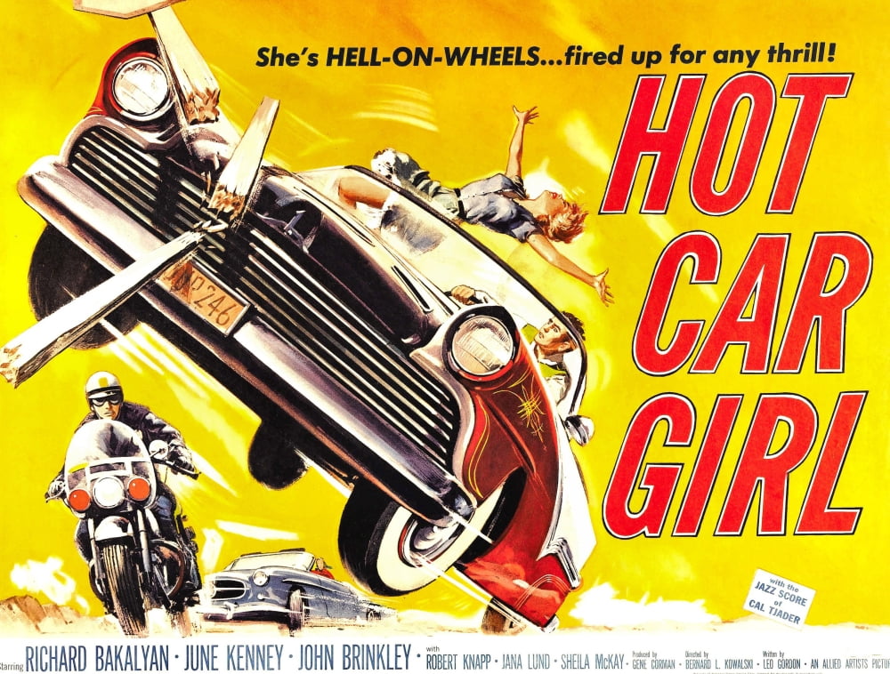 Hot Car Girl 1958 Movie Masterprint Poster Print
