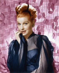 Lucille Ball vintage photo print from the mid-1940s, showcasing her classic Hollywood charm.