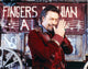 Tim Curry posed in a red coat photo print