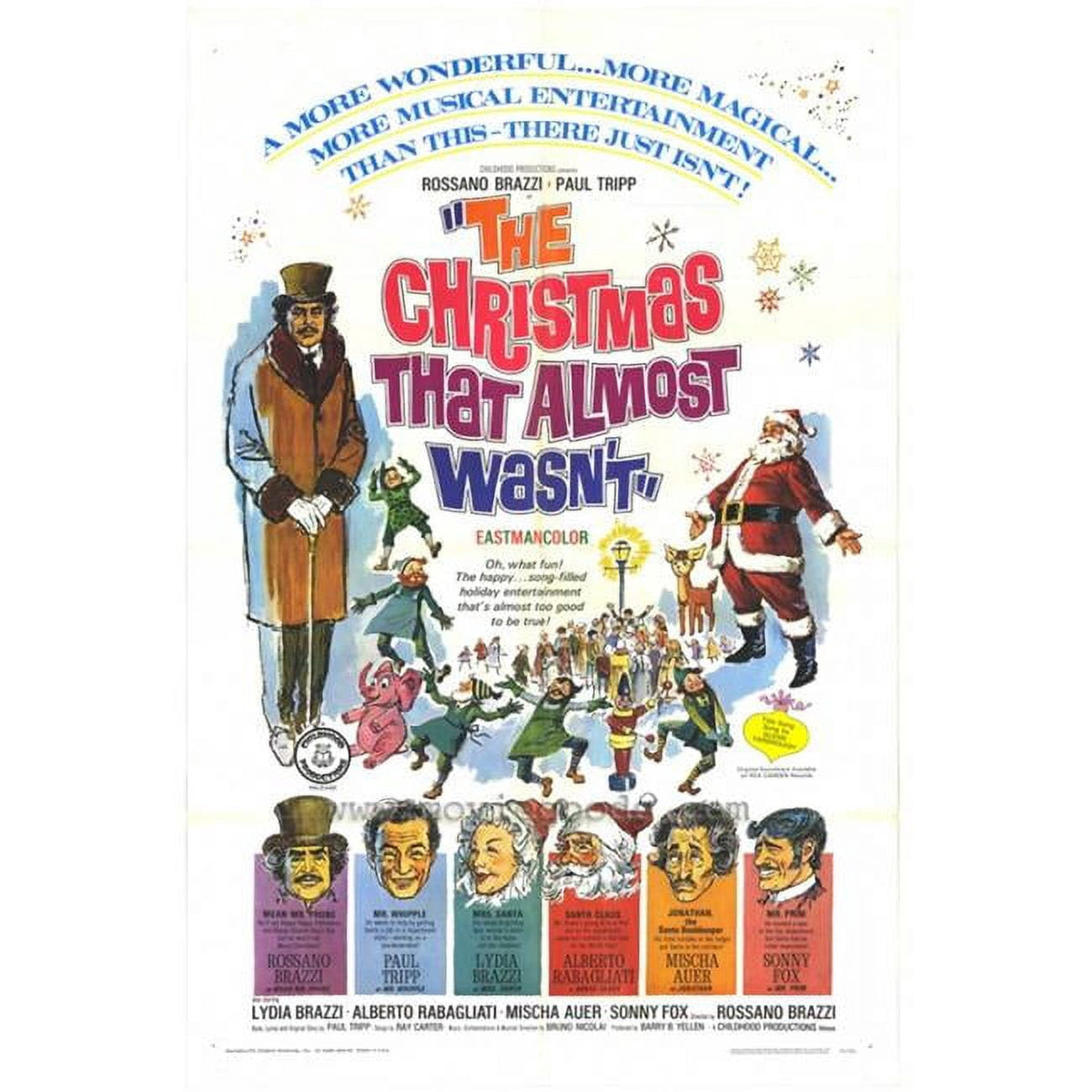 The Christmas That Almost Wasn't Movie Poster Print 27x40