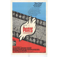 Is Paris Burning? movie poster print in 27x40 size.