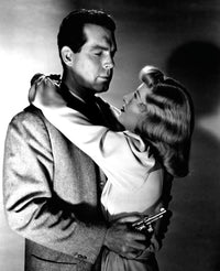 Double Indemnity movie photo print featuring Fred MacMurray and Barbara Stanwyck, classic film noir