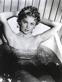 Rhonda Fleming portrait photo print showcasing classic Hollywood glamour.