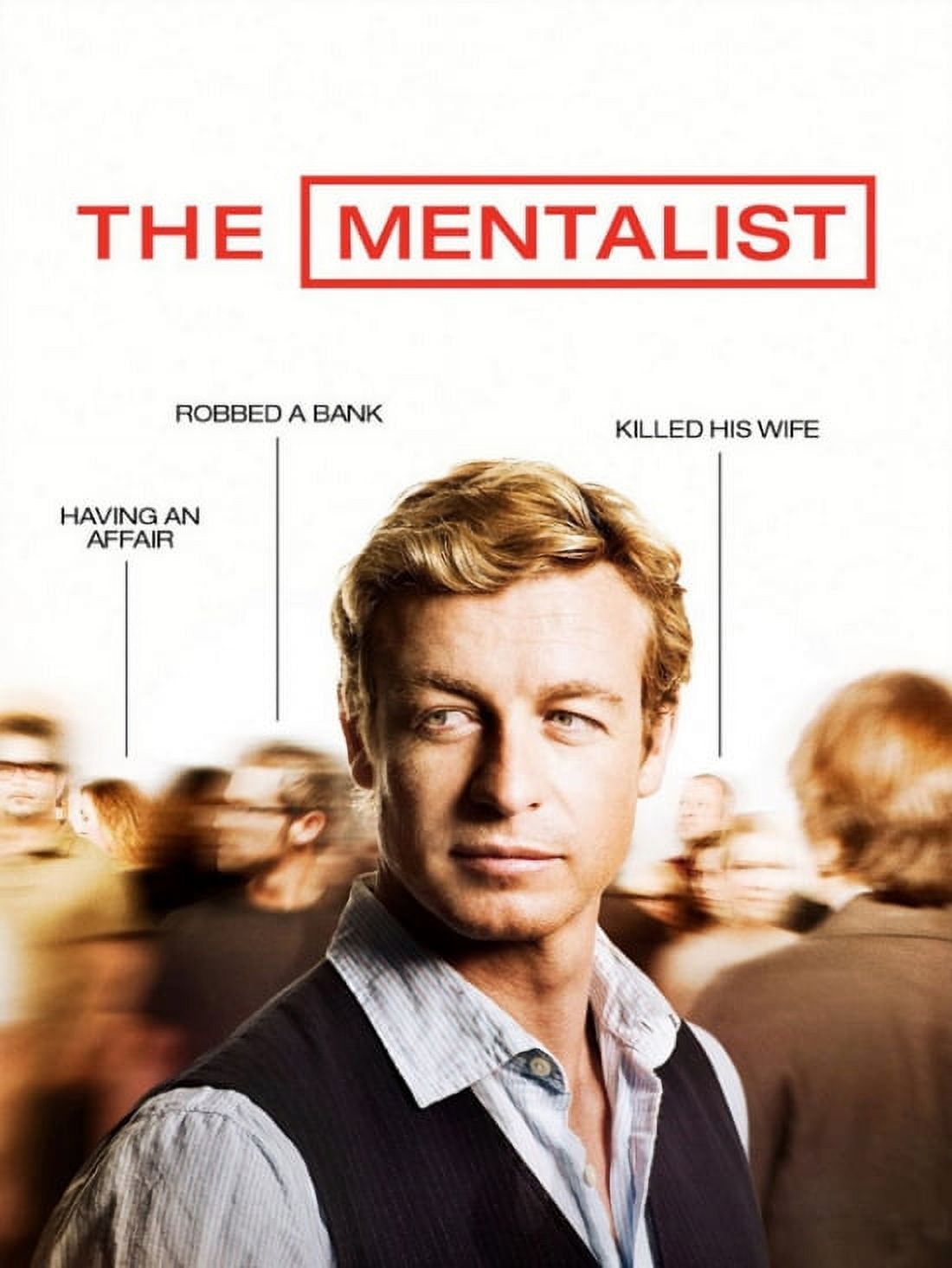 Mentalist Movie Poster 11x17 Print featuring captivating design.