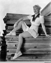 Betty Hutton Wood Photo Print - Vintage Hollywood Art