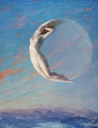 Selene poster print by Albert Aublet - beautiful art for home decor.