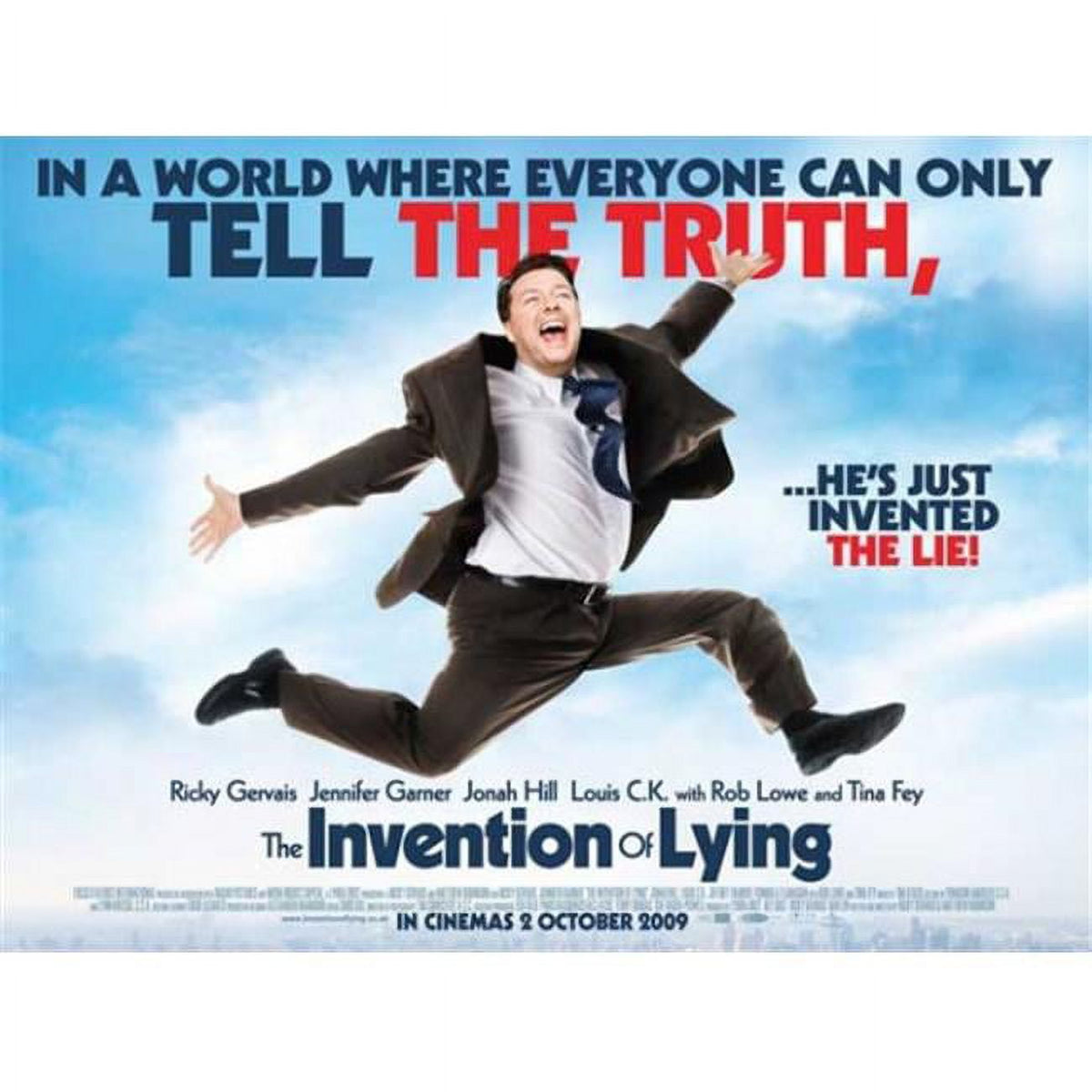 The Invention of Lying movie poster 11x17 print