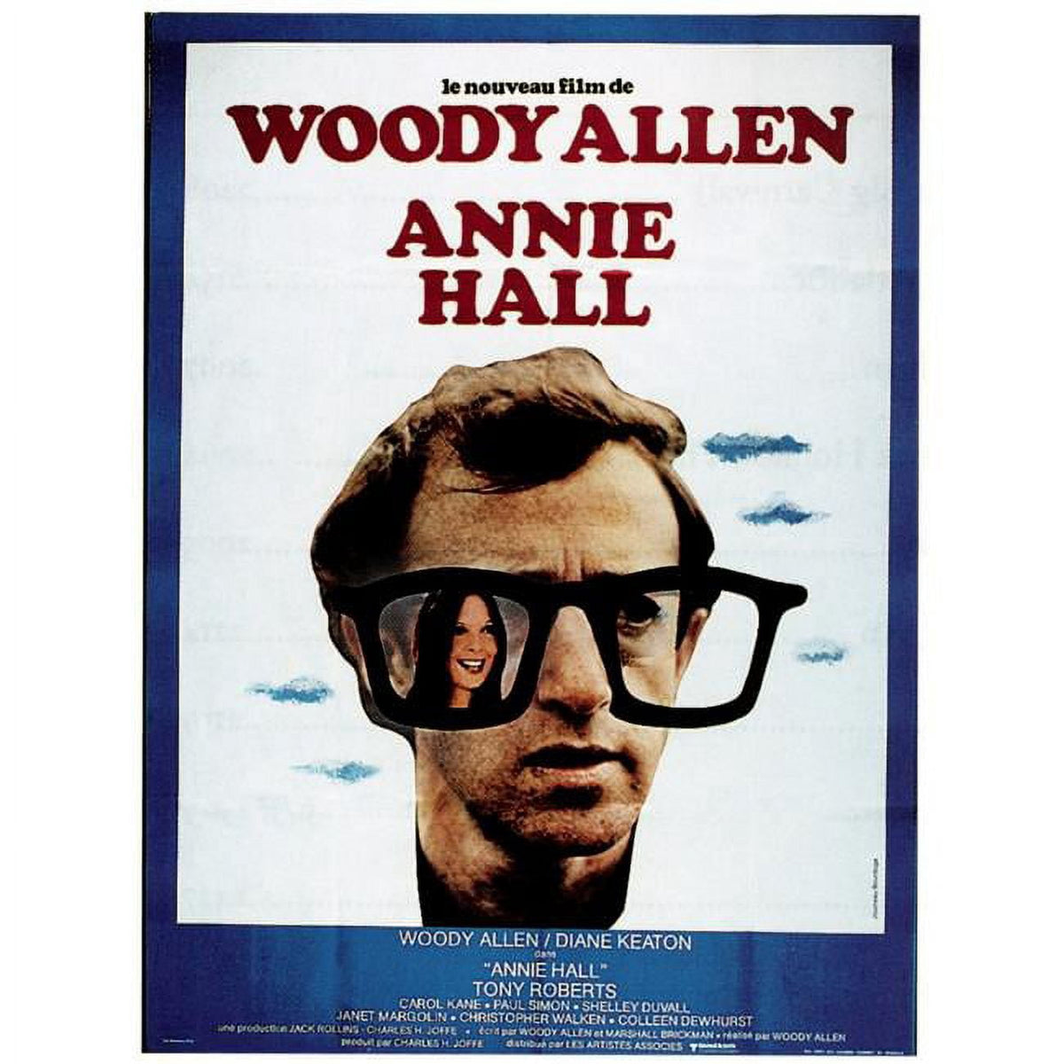 Annie Hall Movie Masterprint Poster featuring Woody Allen and Diane Keaton