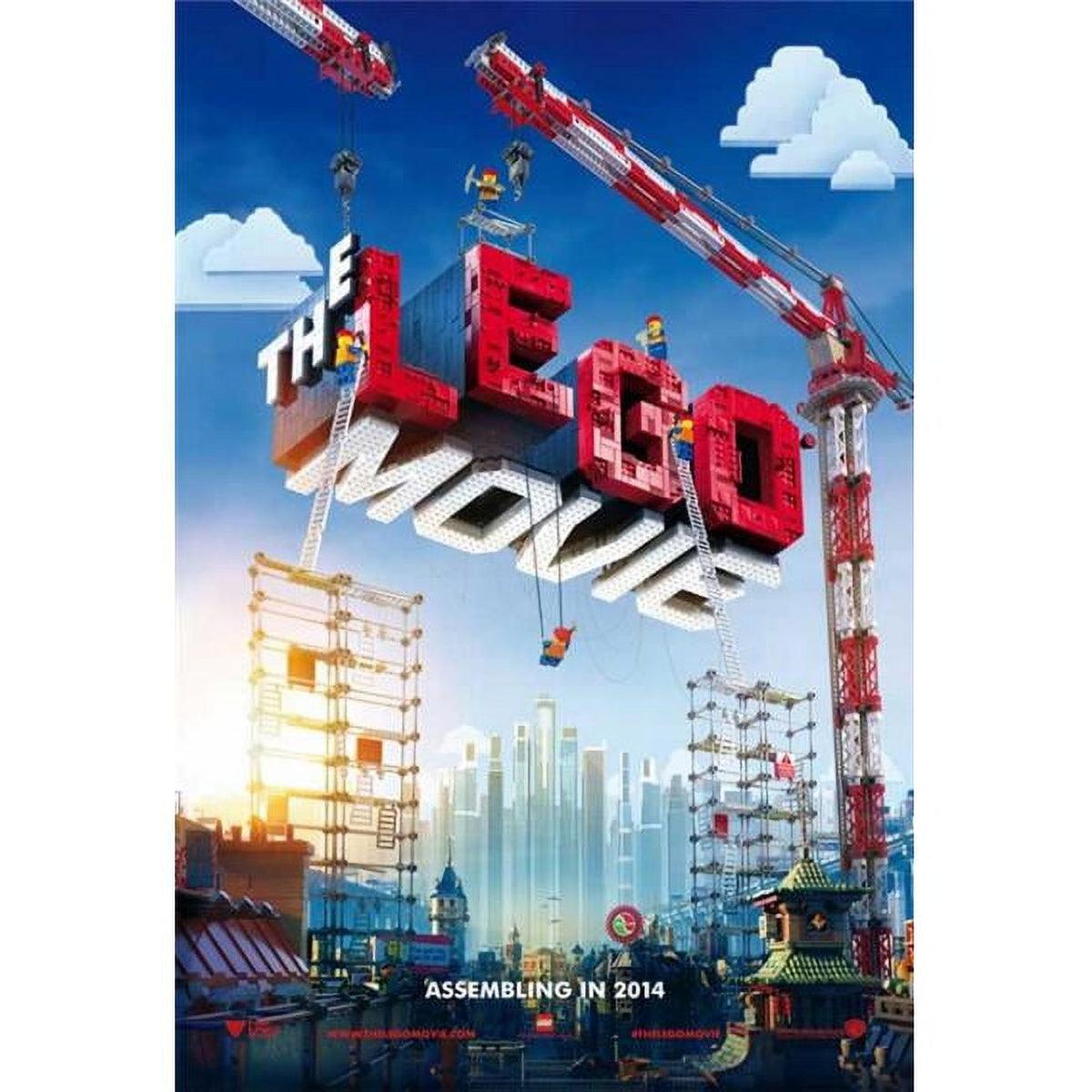 The LEGO Movie Poster 11x17 - vibrant and colorful design featuring LEGO characters.
