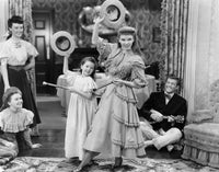 Meet Me In St. Louis photo print featuring Margaret O'Brien and Judy Garland