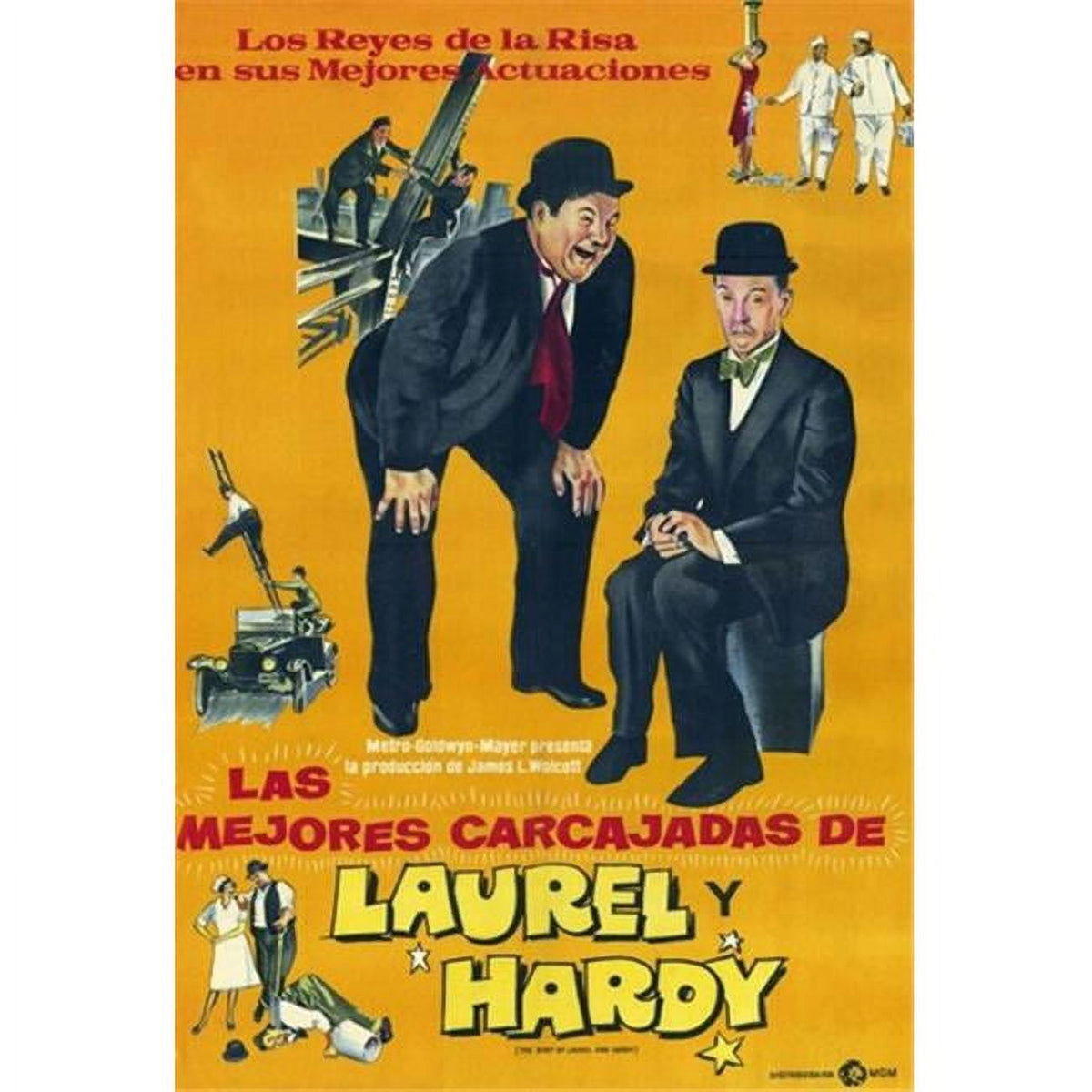 The Best of Laurel and Hardy Movie Poster 11x17