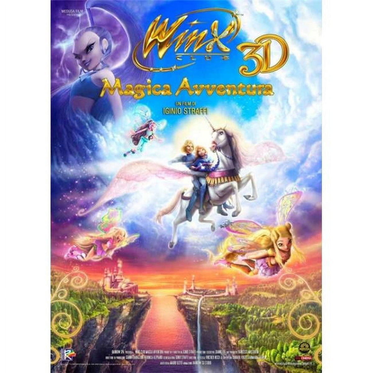 Winx Club 3D Magic Adventure Movie Poster - 11x17 inches