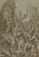 King Solomon Beholds the Ark of the Covenant Poster Print by Andrea Vicentino