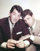 Dean Martin and Jerry Lewis classic photo print capturing iconic comedy duo.