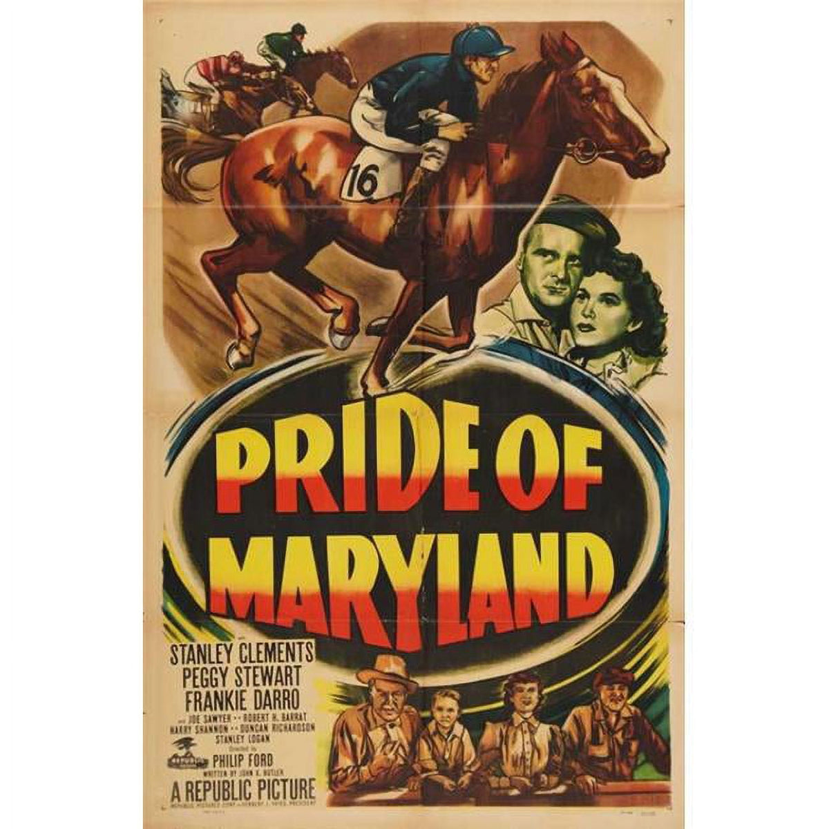 The Pride of Maryland Movie Poster Print 27x40
