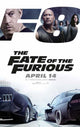 The Fate of the Furious Movie Poster 27x40 - Action Film Art