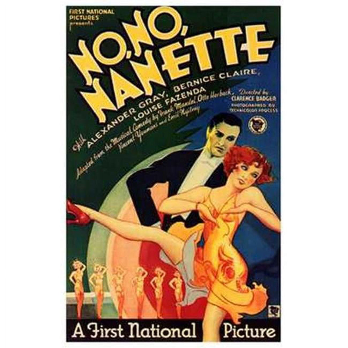No No Nanette movie poster 11x17 print for theater lovers.