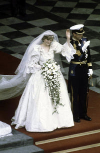 Prince Charles and Princess Diana wedding photo print