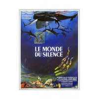 The Silent World Movie Poster 11 x 17 print showcasing underwater exploration.