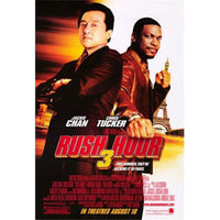 Rush Hour 3 Movie Poster featuring Jackie Chan and Chris Tucker in action.