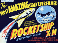 Rocketship X-M 1950 Movie Poster Print - Classic Sci-Fi Art