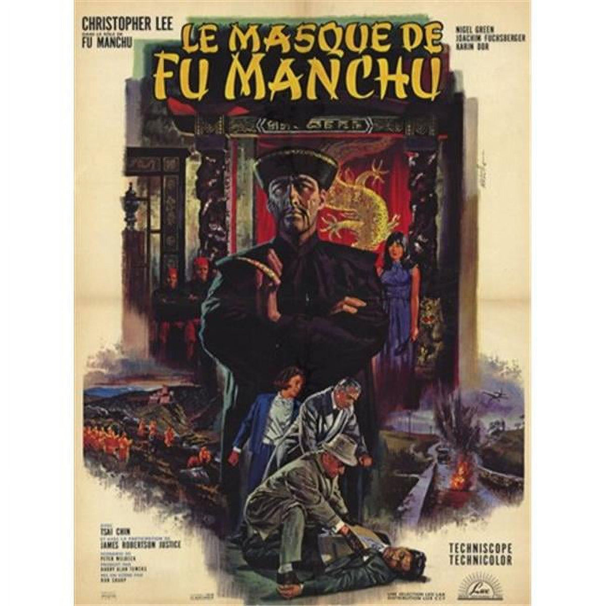 Mask of Fu Manchu Movie Poster 11x17 - Vintage Film Art