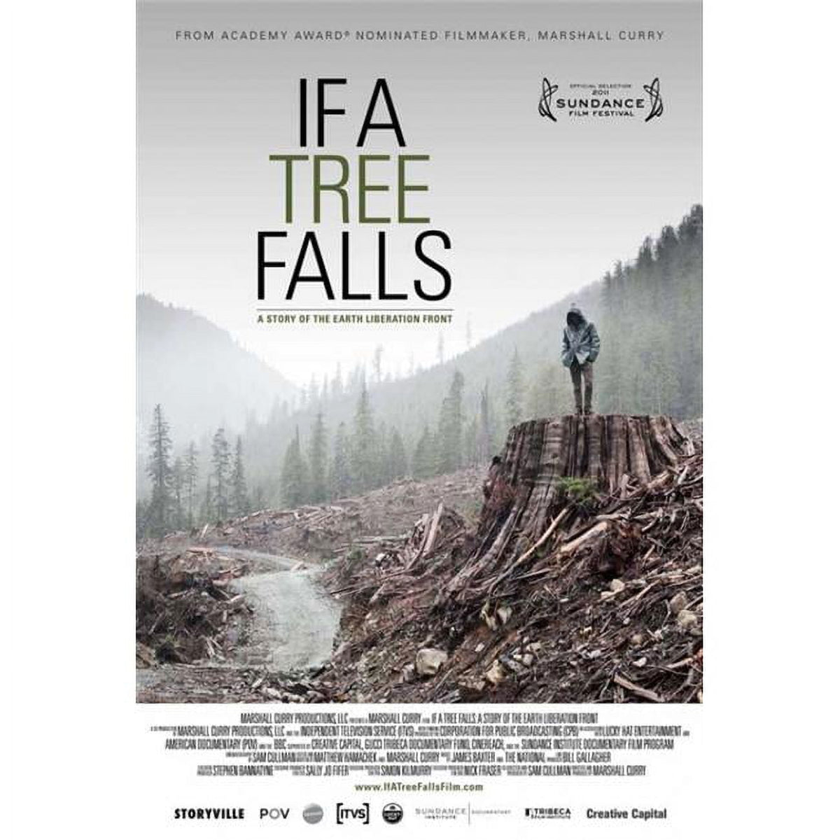 If a Tree Falls movie poster showcasing environmental activism themes.