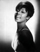 Elegant Diahann Carroll portrait in white dress photo print