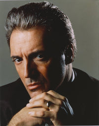 Armand Assante black and white photo print, iconic portrait.