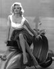 Angie Dickinson Vespa photo print, available in multiple sizes.