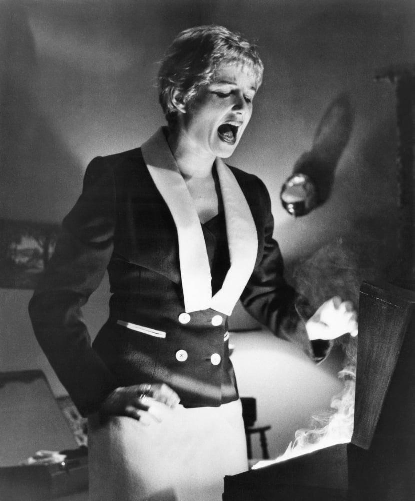 Kiss Me Deadly movie poster print, classic 1955 film art.