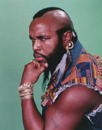 Mister T Serious Face Portrait Photo Print showcasing determination and strength.