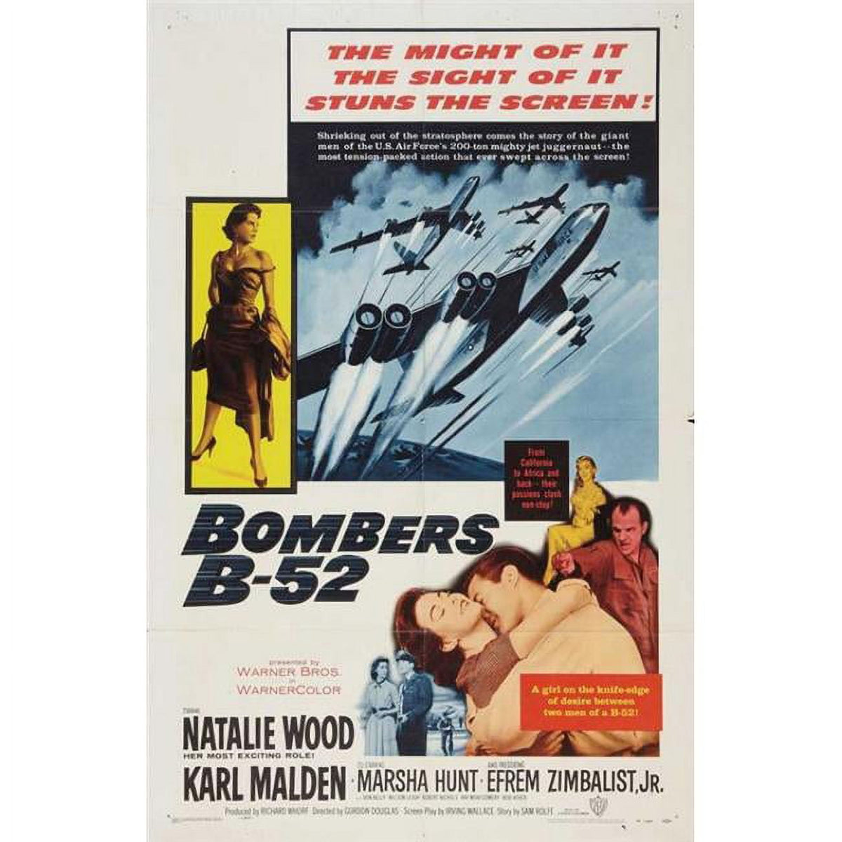 B-52 Movie Poster Print showcasing an iconic bomber aircraft