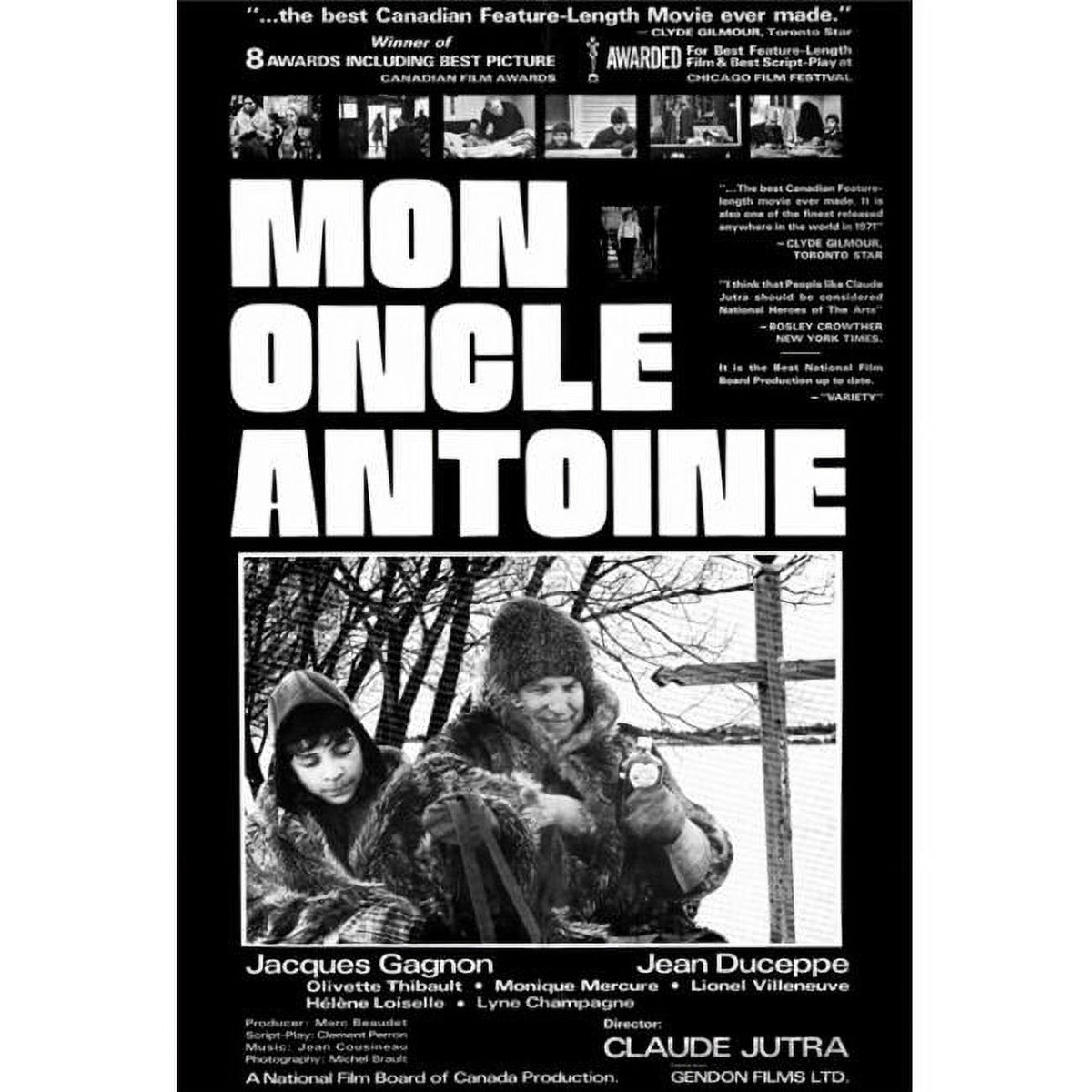 Mon Oncle Antoine Movie Poster Print, 27x40 size, vibrant colors.