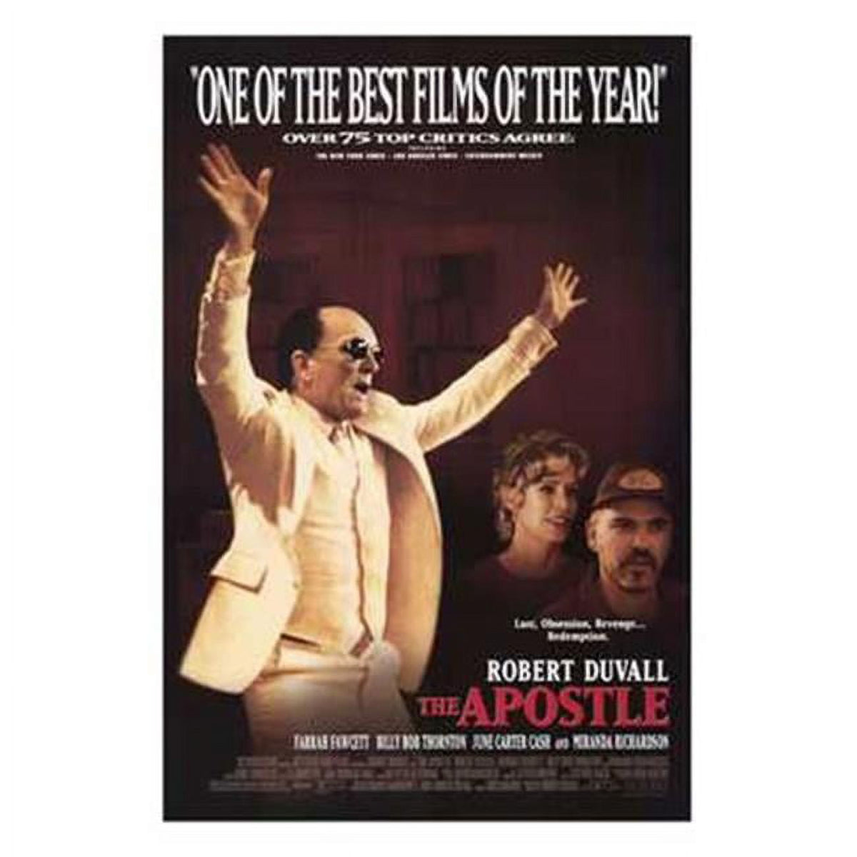 'The Apostle' movie poster in 11 x 17 size, showcasing captivating film imagery.