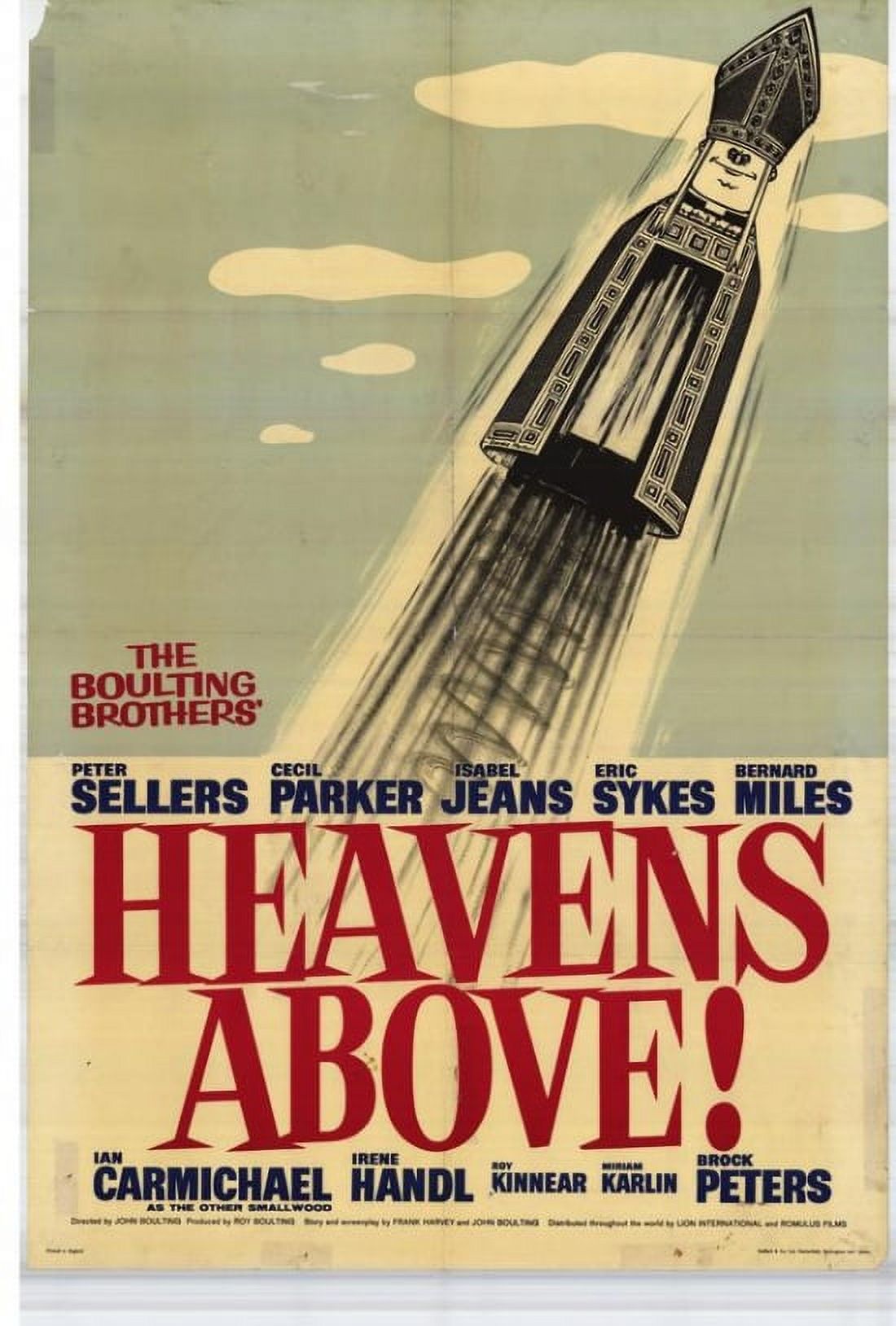 Heavens Above Movie Poster 11x17 print featuring iconic cinematic imagery.